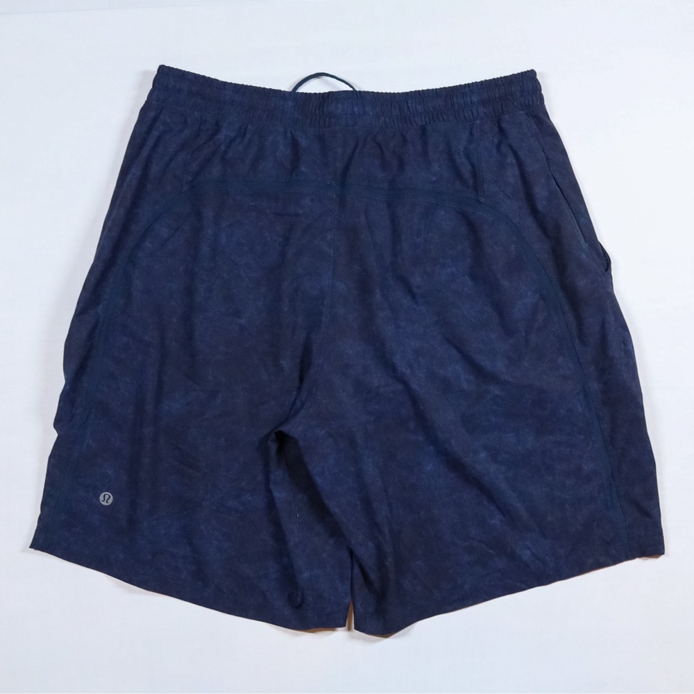 Lululemon Pace Breaker Lined Shorts Mens XL Navy Black Diamond Dye 9" M7ADJS - Picture 2 of 12